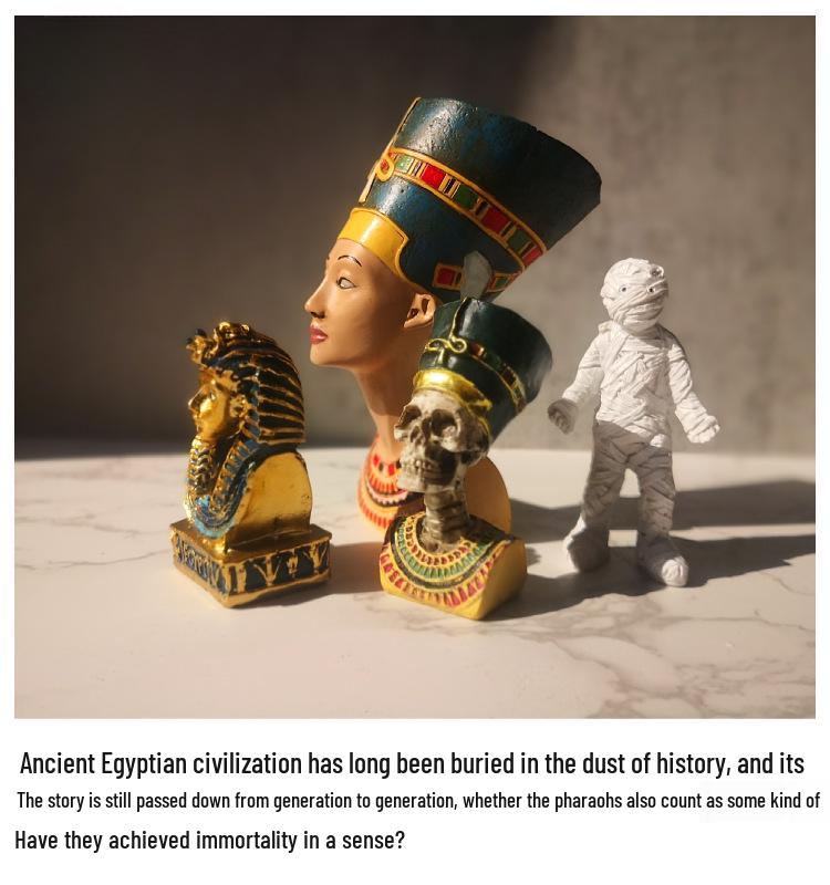Набор египетских фигурок Сяньци: Пирамида, Сфинкс, Обелиск, Мумия и Фараон Декор для детских комнат.