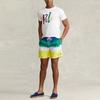 Polo Ralph Lauren SS22 Однотонная футболка с принтом букв, с круглым вырезом и короткими рукавами, мужская, топы, белая, MNPOTSH1N821226-100