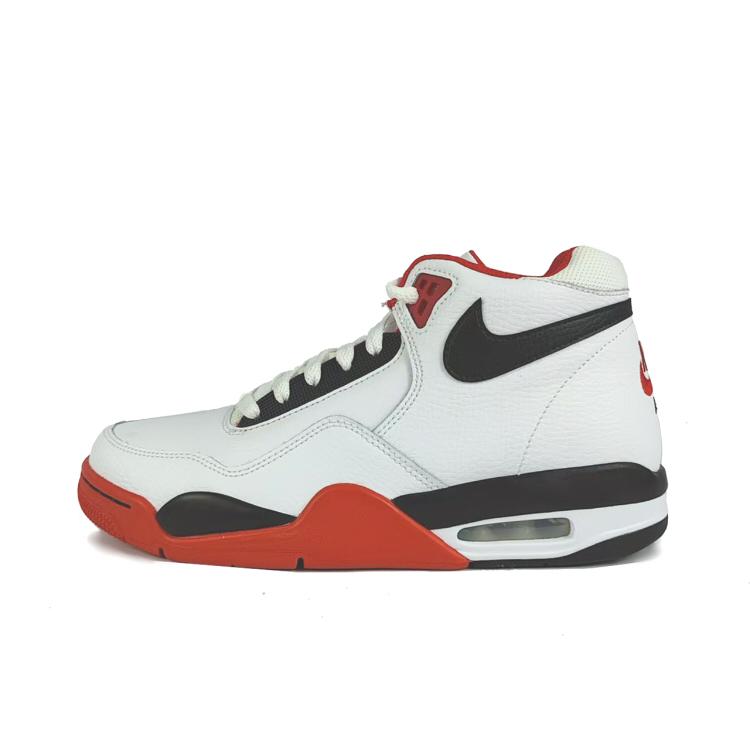 Nike Flight Legacy Искусственная кожа Амортизация Средняя высота Винтажные Баскетбольные кроссовки Унисекс Красный Белый BQ4212-100(Команда183-)