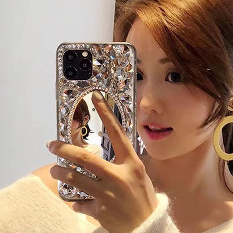Чехол-зеркало с блестками для Samsung Galaxy S26 Ultra S25 FE S24 S23 Plus S22 A55 A15 A14 A36 A56 A33 A37 A16 A26 A34 A54 A35