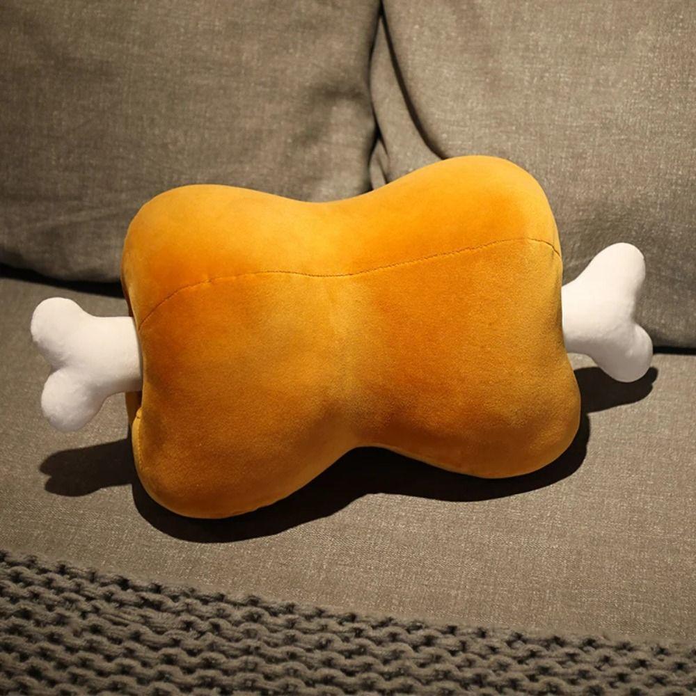 Removable Bone Plush Pillow High Quality Stuffed Plush Pillow Cartoon Dog Bone Cushion Xmas Gifts