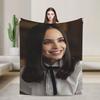 Actor Sofia Carson  Plush Blankets Kids Adult  Flannel Throw Blanket For Bedroom Warm Design Quality Bedspread Birthday Gift