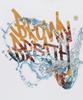 Футболка с принтом BROWNBREATH Splash Tag - Белый