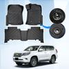 GIMUYA 3D Водонепроницаемые коврики для пола для Toyota Land Cruiser Prado серии 150 для Ваших изготовленные из TPE и для и сидений второго ряда (Пятиместный), GDJ15#