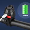 Перезаряжаемый от USB электрический велосипедный гудок для MTB 80 дБ Электронные велосипедные звонки 6 режимов звука Велосипедные звонки для детей и взрослых