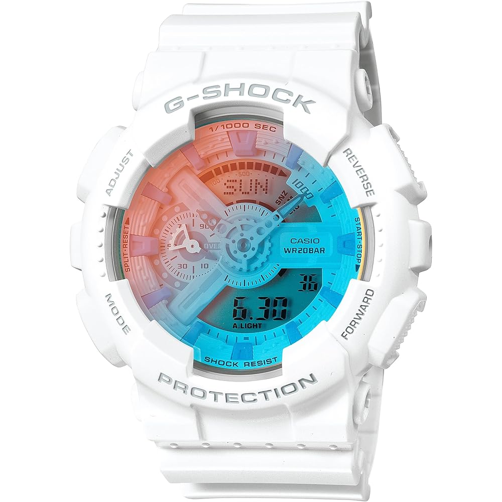 Casio G-Shock GA-110TL-7A Men's Watch White Analog Digital Waterproof