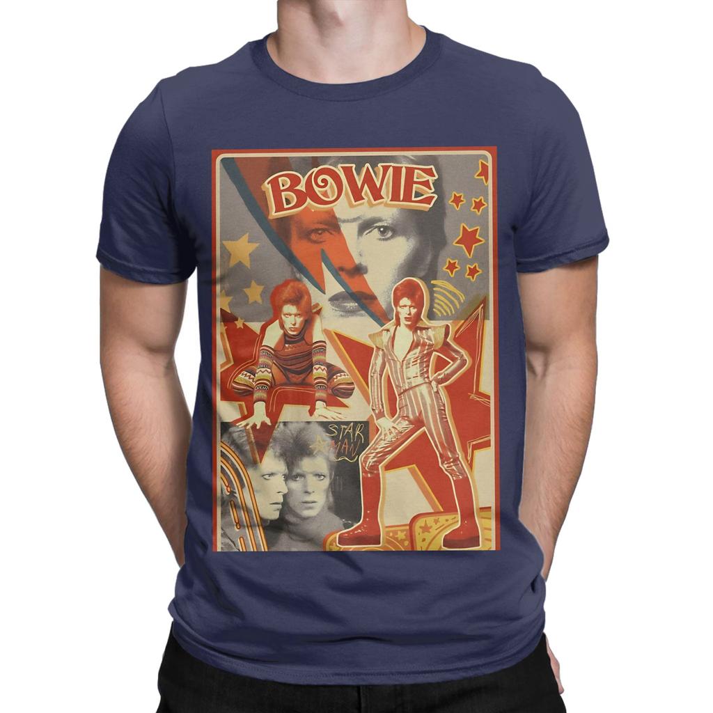 Music Novelty 100 Cotton Tshirt David Bowie Tops Tees For Unisex