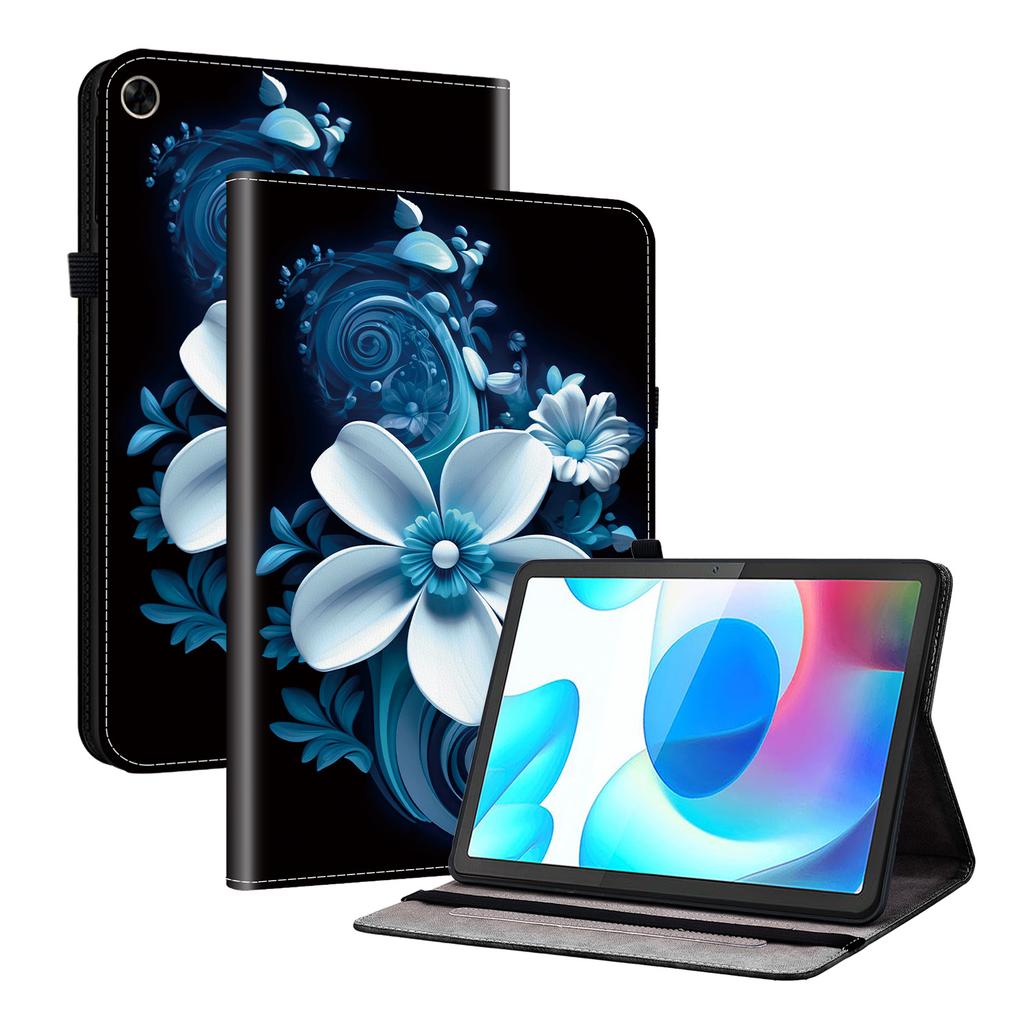 Чехол для планшета Realme Pad из искусственной кожи — 11 стилей! Прочный, с 2 слотами для подставки, держателем для карандашей и слотами для карточек, гибкая задняя крышка из ТПУ