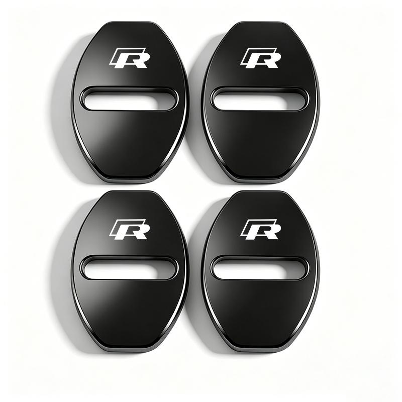Zinc Alloy Car Door Lock Buckle Cover Protective Covers For VW GTI Polo Golf Passat Scirocco Tiguan Jetta T-ROC Touareg Taigo CC zl8