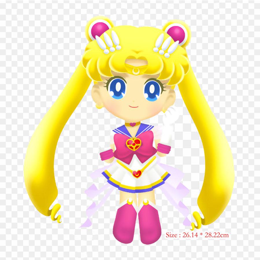 Sailor Cosmos Chibi Chibi Chibiusa железные нашивки для одежды, наклейки с аппликациями на одежду, термочувствительная нашивка на заказ
