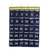 30 Pockets Wall Hanging Storage Bag Phone Holder Hanging Organizer with Numbers Navy Blue