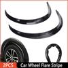 2Pcs Car Fender Flares Arch Wheel Eyebrow Protector/mudguard Sticker Extension Wide Arch Protector Stripe Car Styling