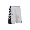 Fitness Running Elastic Waist Sports Shorts Unisex Shorts White 24500205-100