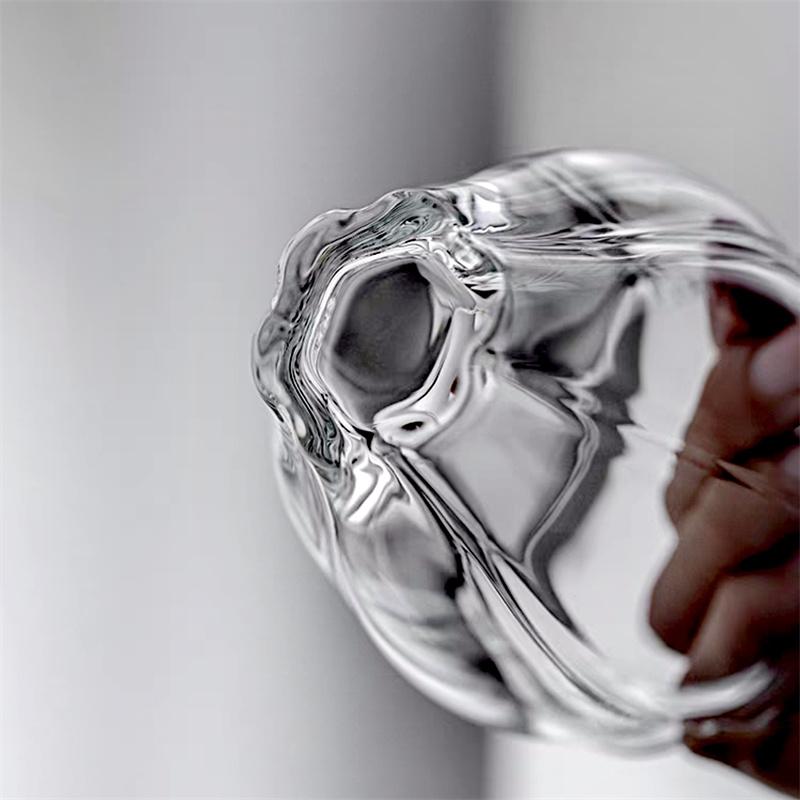 180ml Flower Bud Heat Resistant High Borosilicate Glass Fair Cup Tea Pitcher Chahai Kung Fu Tea Set Accessories Teaware