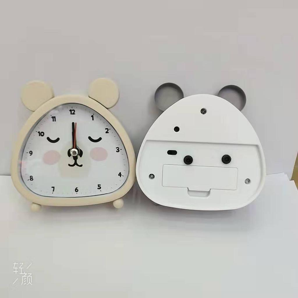 Металлические часы милые корейская версия маленький будильник часы для пробуждения спальня гостиная размещение