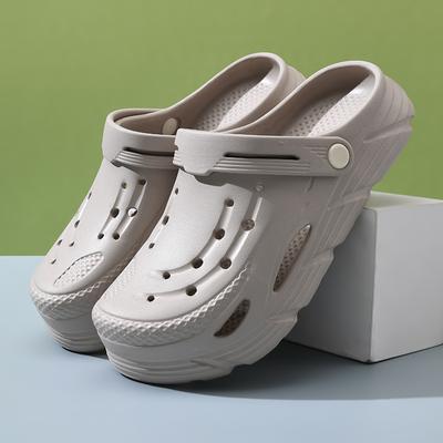 EVA новые крутые тапочки платформа пляжная обувь модные туфли-маффины женские домашние комнатные туфли с отверстием для пальцев женские