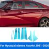 Для Hyundai elantra Avante -2025 2026 Нержавеющая сталь Накладки на центральные стойки B C, накладки на подоконники, аксессуары, стайлинг автомобиля