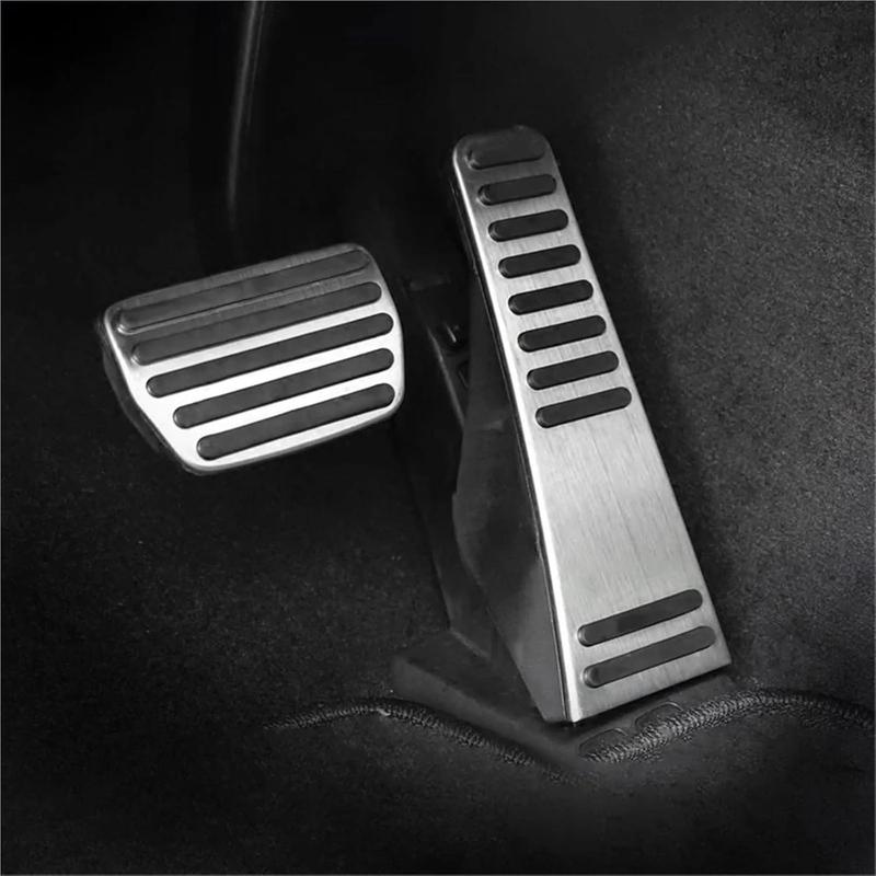 AT Gas Brake Pedal Cover For Volvo XC60 XC90 S90 V90 2018-2025 Stainless Car Footrest Pedal Accelerator Brake Pedals Cover 2pcs