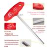 K Brand German T-Type Allen Wrench with Extended Flat Head 6-Point Screwdriver Handle, Extra Long Single Wrench