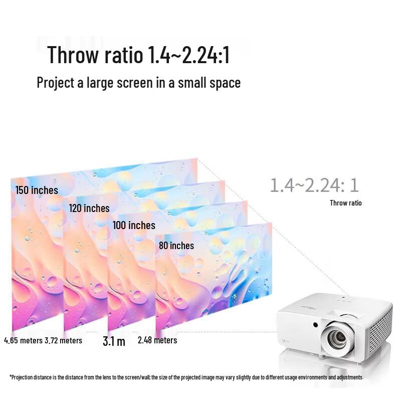 Optoma JEV7566 4K Laser Projector (CN version)