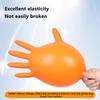 10/30 шт одноразовые перчатки с ромбовидной текстурой для механической безопасности и рабочих перчаток, прочные оранжевые нитриловые перчатки