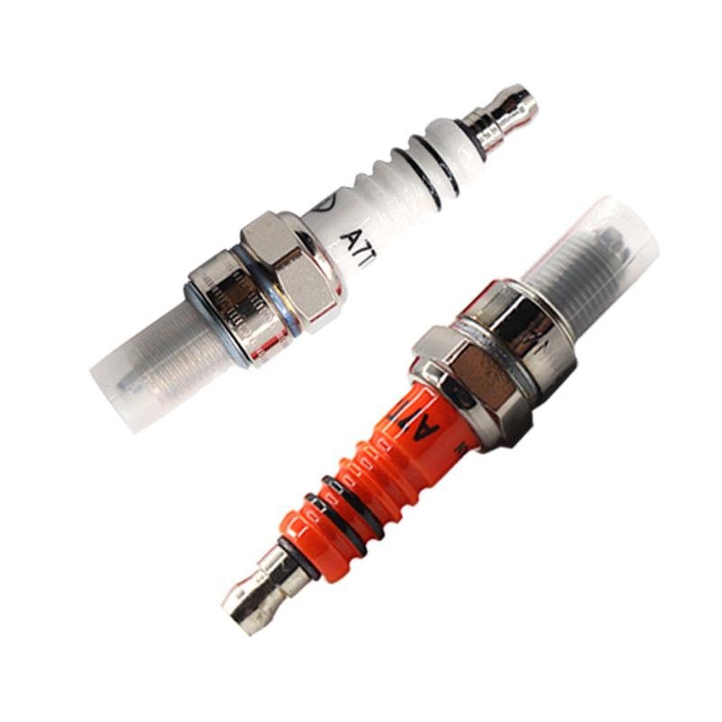 A7TC Racing 3 Electrode Spark Plug for 50cc 110cc 125cc 150cc Atv Scooter Dirt Bike Go Kart