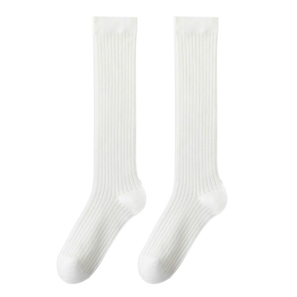 Хлопковые чулки до бедра тонкие высокие носки повседневные леггинсы