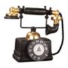 Retro Artificial Telephone Model Resin Telephone Metal Ornament  Office Desk Decor