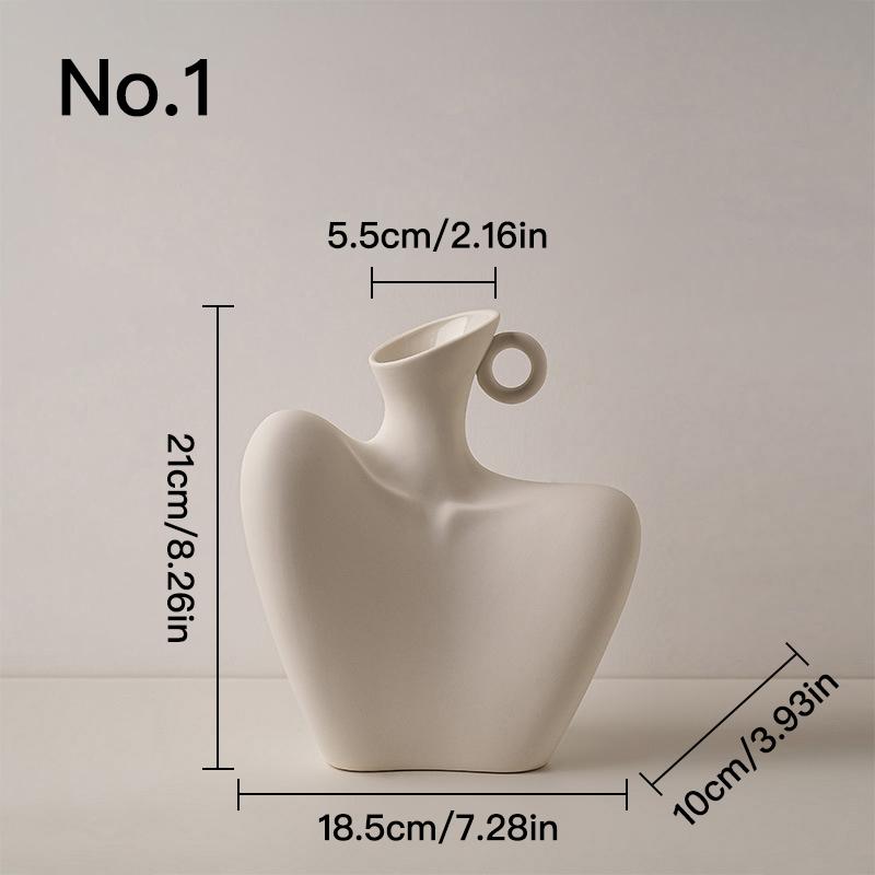 Художественная ваза для тела, керамическая гидропонная ваза, цветочная композиция, домашний декор, настольные украшения