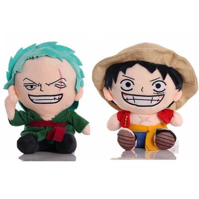 *Горячие Аниме 25См Плюшевые Игрушки One Piece Мультяшная Фигурка Луффи Чоппер Эйс Ророноа Зоро Милая Набивная Кукла Рождество День Рождения