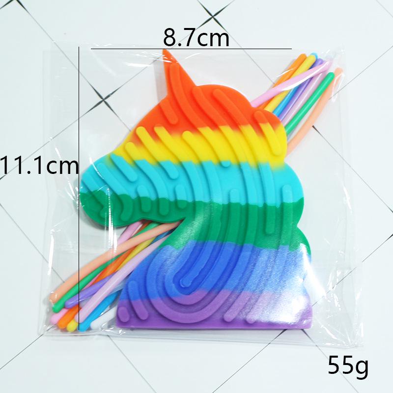 Creative Silicone Sensory Decompression Board for Kids - Educational Induction Activity Toy