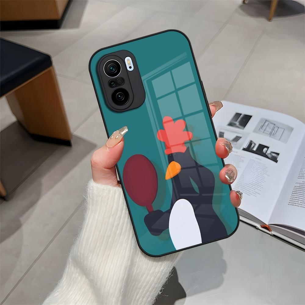 Стеклянный чехол для телефона для Xiaomi 15 14 12 Lite 13 Pro 11t Lite POCO M5 X6 M6 X5 X3 NFC F5 F6 Pro Чехол W-WallaceS Милый G-Gromit