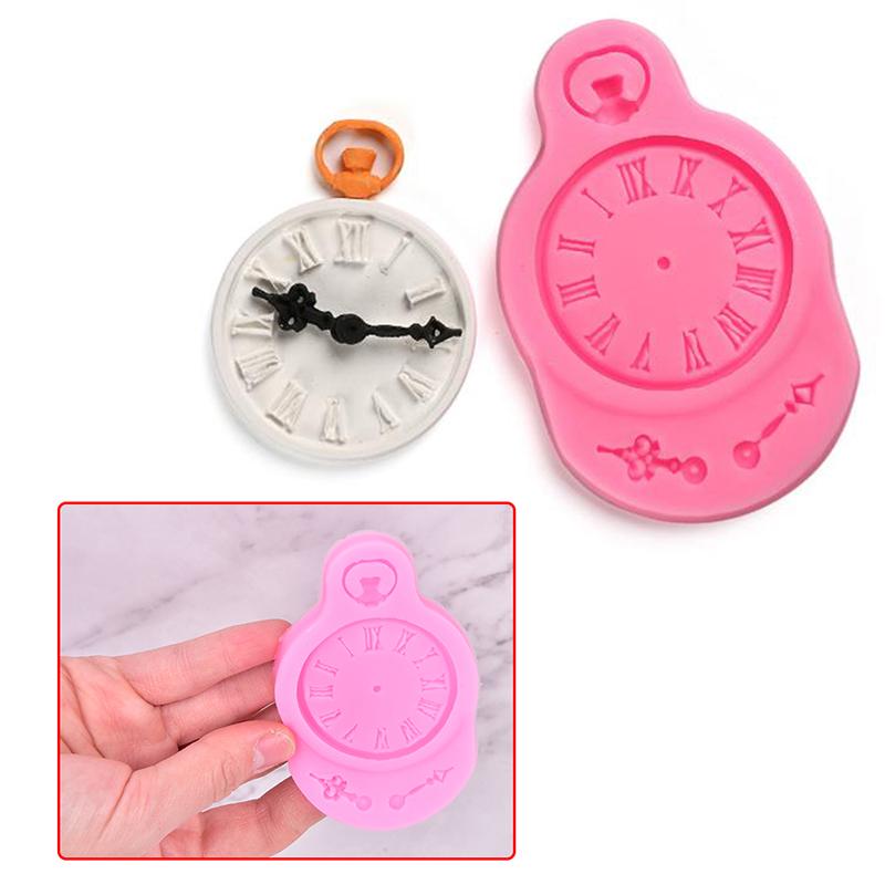 1 шт. силиконовые формы для часов, инструменты для украшения кексов, помадки, формочки для печенья и шоколада
