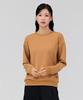 CHASECULT Women'S Loose Fit Daily Fleece-Lined Sweatshirt - Camel