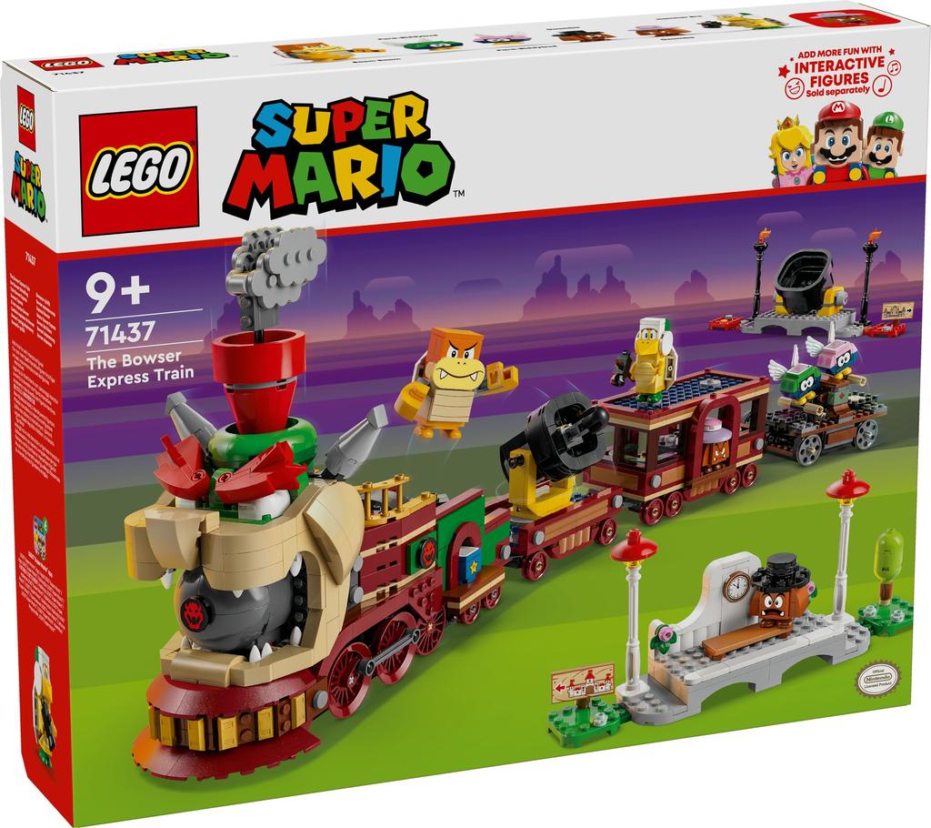 LEGO Super Mario Bowser Express Toy Present Birthday Block Christmas Boys Girls Children 9 Years Old 10 Years Old 11 Years Old Elementary School Mario