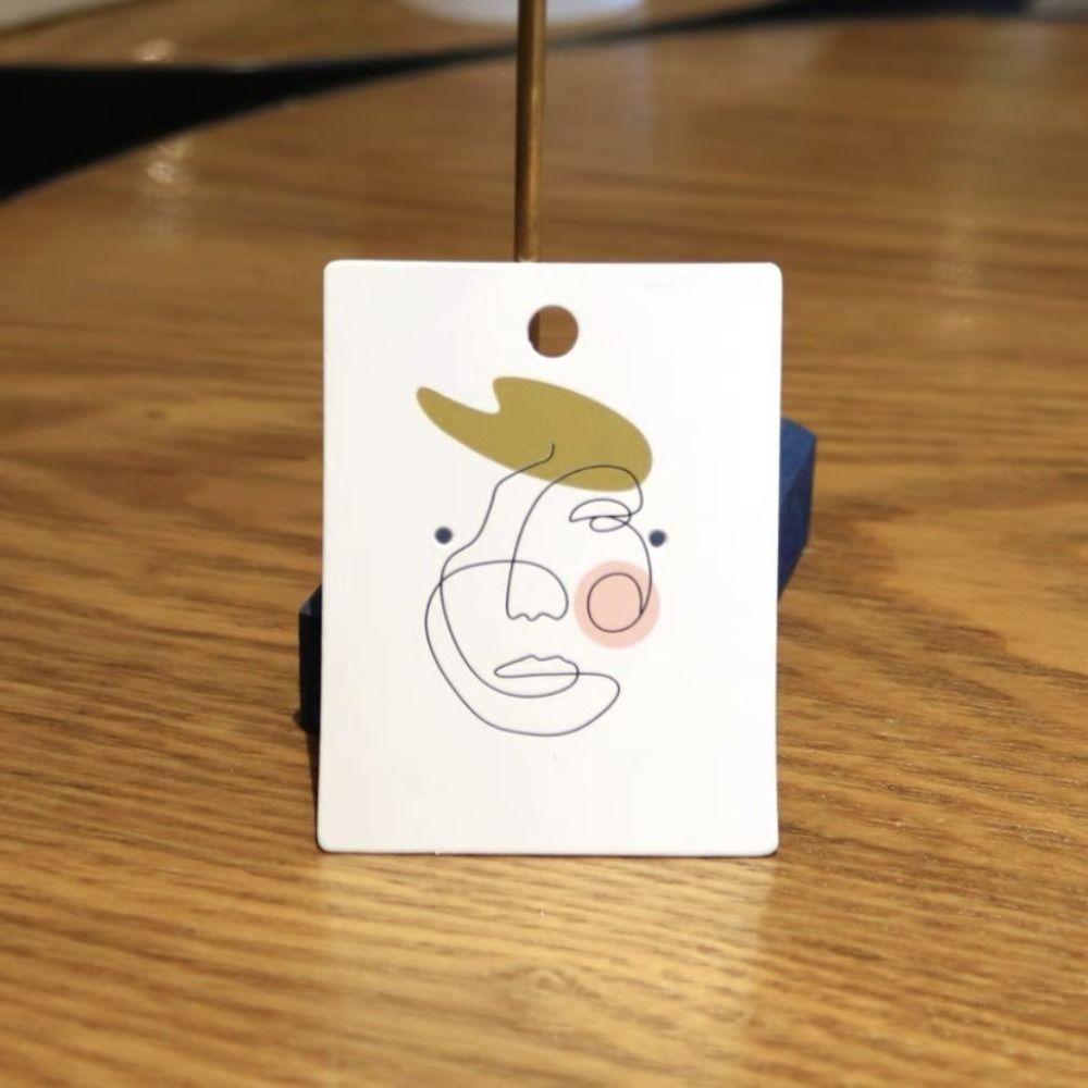 100 шт. Картонные бумажные карточки для ожерелий, Картонные карточки для бижутерии, Картонные карточки для демонстрации серег, Упаковка для ювелирных изделий