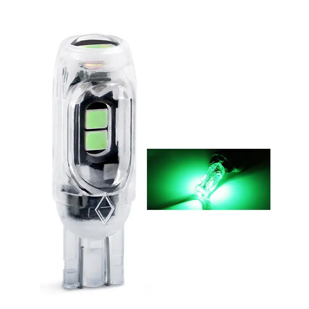 10 шт. T10 W5w белый красный синий авто светодиодный багажник тормозной указатель поворота лампа автомобильный парковочный задний фонарь фонарь заднего хода подсветка номерного знака 12 В