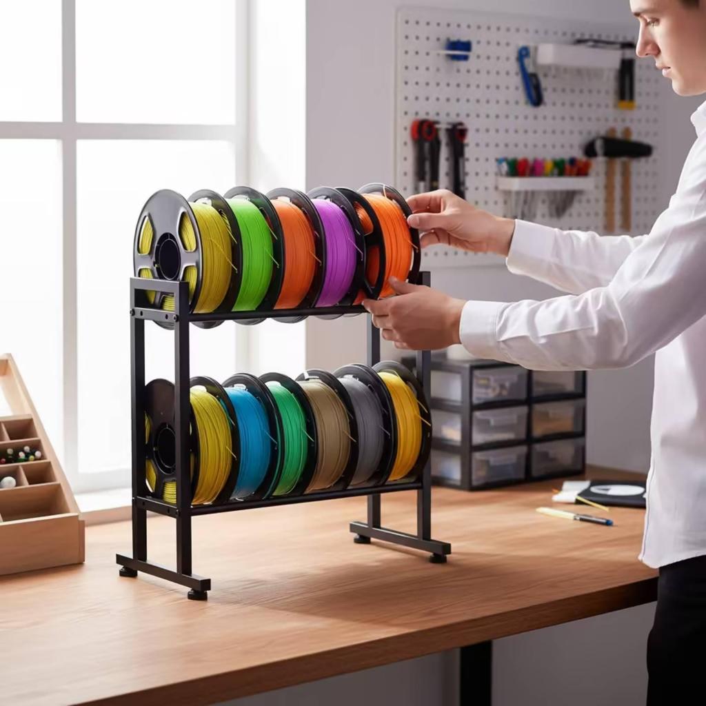 Настольная стойка для катушек филамента 3D-принтера, нескользящая