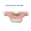 Casual Wear Sweatshirt Outfits Handmade Dolls Tops New Dolls Accessories  for 10cm Cotton Dolls