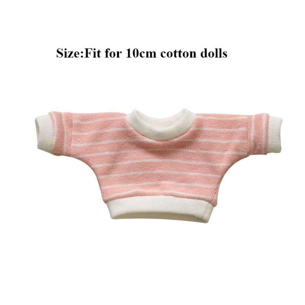 Casual Wear Sweatshirt Outfits Handmade Dolls Tops New Dolls Accessories for 10cm Cotton Dolls