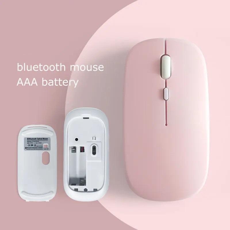 Беспроводная Bluetooth-совместимая мышь Портативная Эргономичная Компьютерная мышь Для Ноутбука iPad Планшета ПК Мобильного Телефона Офисная Игровая Мышь