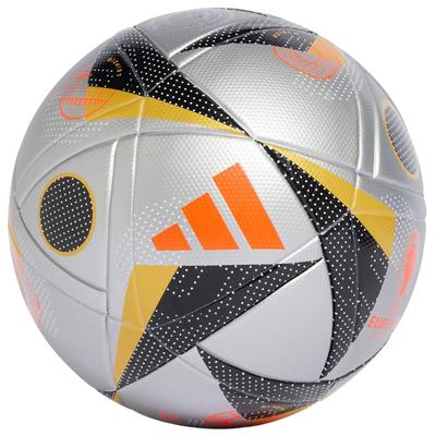 Мяч adidas Fussballliebe Finale League Euro 2024 FIFA Quality, серебряный футбольный мяч унисекс