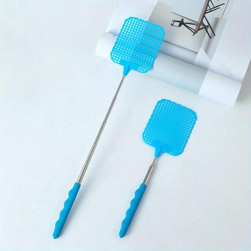 2PCS Retractable Fly Swatter Plastic Lengthening and Thickening Up To 73cm Domestic Mosquito Swatter To Repel Insects Indoor