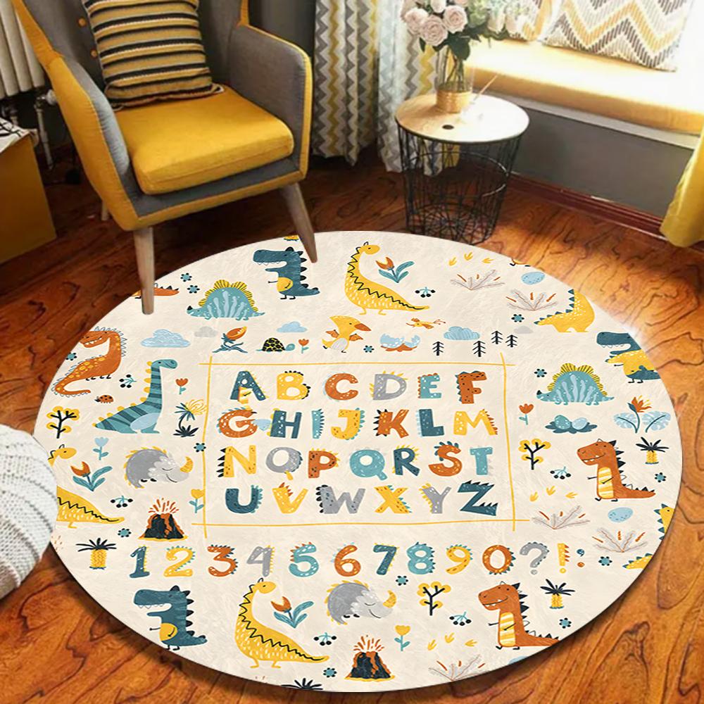 Round Bear Rug, Cabin House Rug, Bear Rug, Bear Carpet, Cabin Nature Animals Round Rug, Bear Round Rug, Round Wildlife Rug