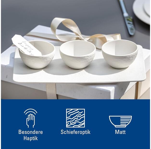 Миски для соусов Villeroy & Boch Manufacture Rock blanc, 4 предмета (1042409023)