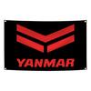 90X150 см Флаг-гобелен с механическим инструментом Yanmars Полиэстер Цифровая печать Баннер для гаража Настенное искусство Наружное украшение