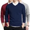 Cotton Sweater Men Long Sleeve Pullovers Outwear Man  Male Sweaters Fashion Loose Fit Knitting Clothing Korean Style