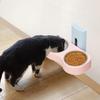 Double Bowl Dog Eatting Bowl Space Saving Pet Feeding Bowl Cats Watering Bowl  for Small Dogs