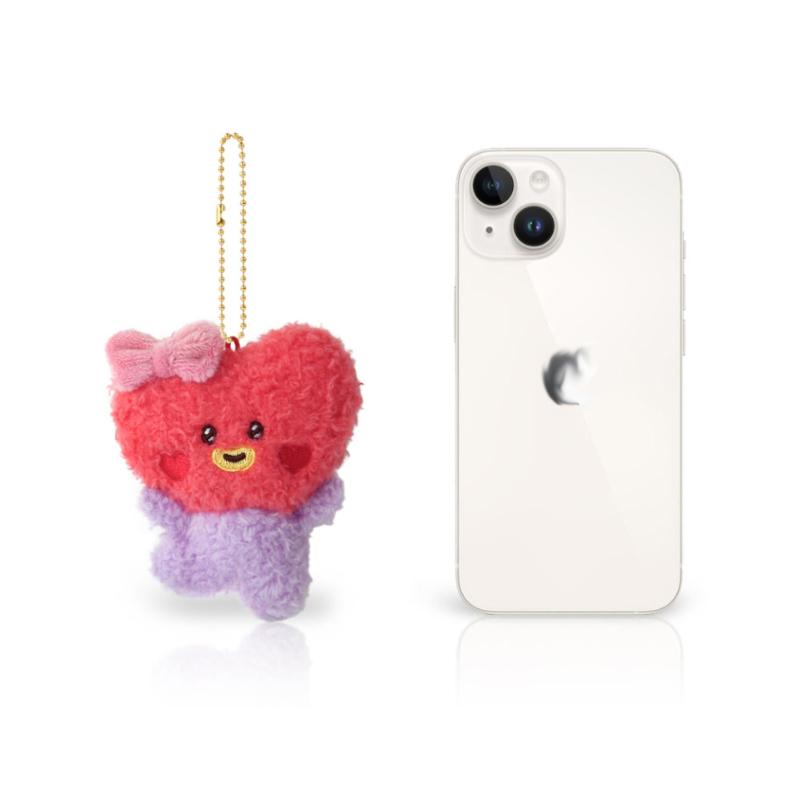 Официальный брелок для куклы BTS BT21 mini LOVELY PLUSH, аутентичный