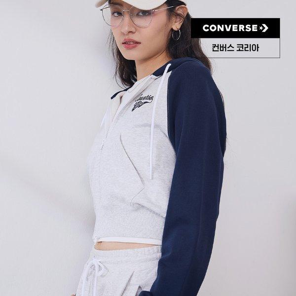Converse Obsidian Full Zip Fleece Retro Raglan Wcj448 695